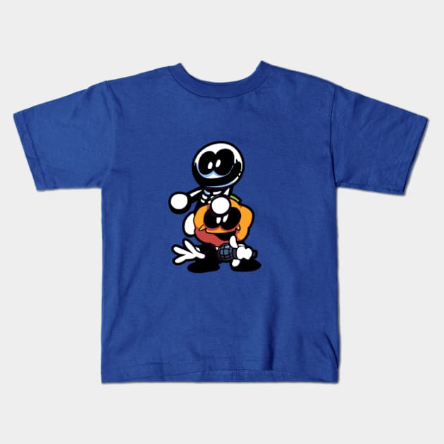 Skid and Pump - Friday night funkin Kids T-Shirt by cheesefries